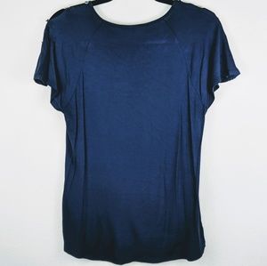 4/25 cable & gauge S.S. Peek-a-boo Button Top sz S